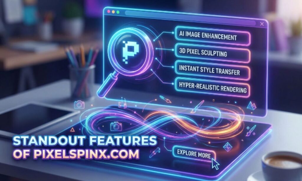 standout features of pixelpinx.com