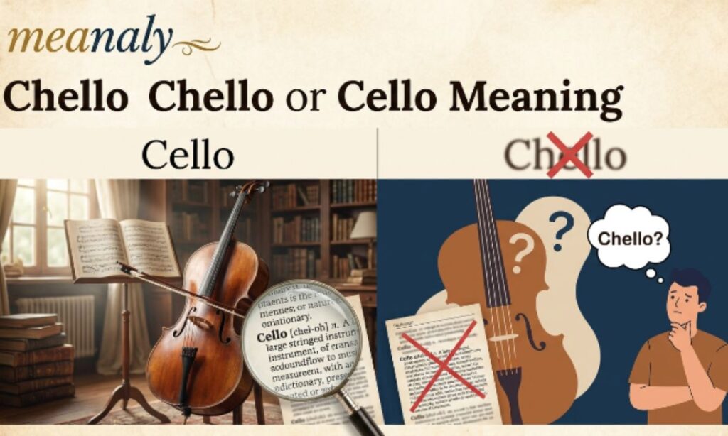Chello or Cello Meaning
