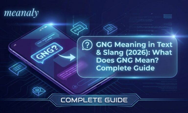 GNG Meaning in Text
