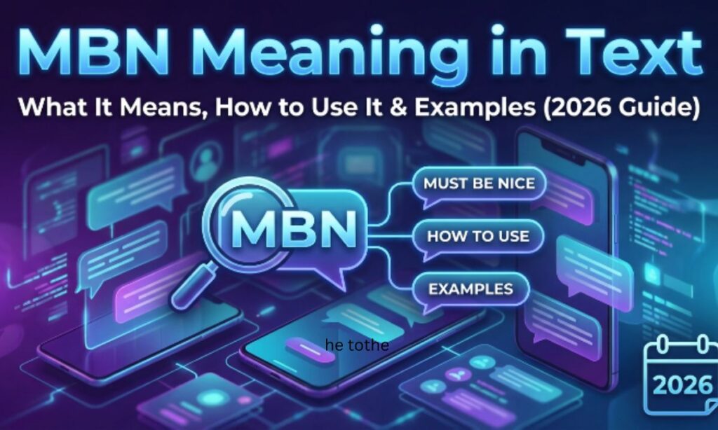 MBN meaning in text