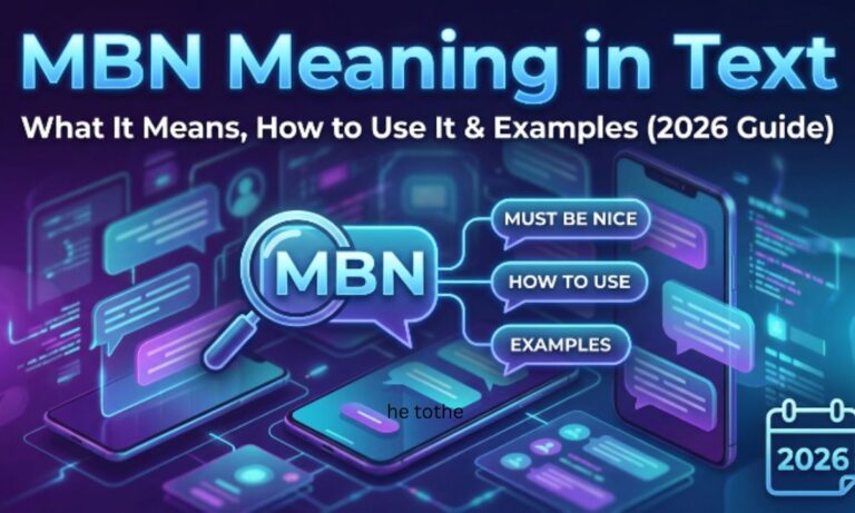 MBN meaning in text