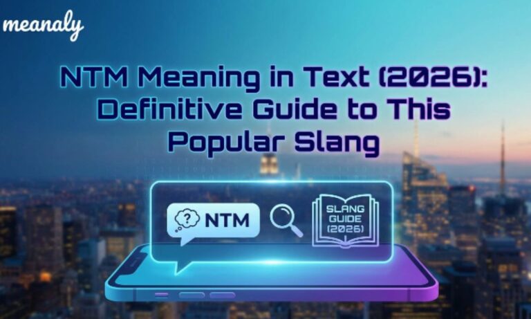 NTM Meaning in Text