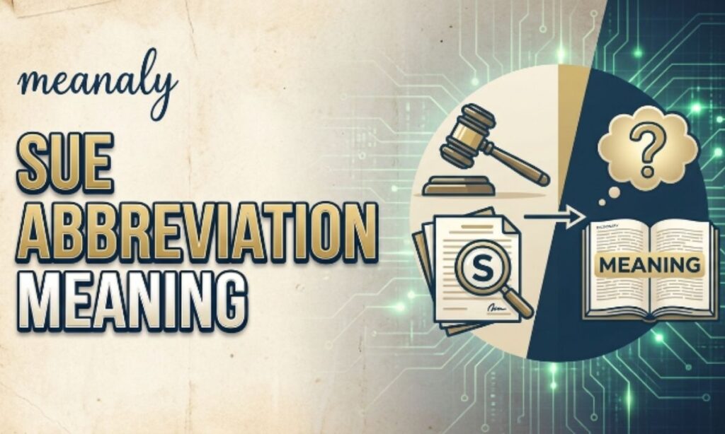 Sue Abbreviation Meaning