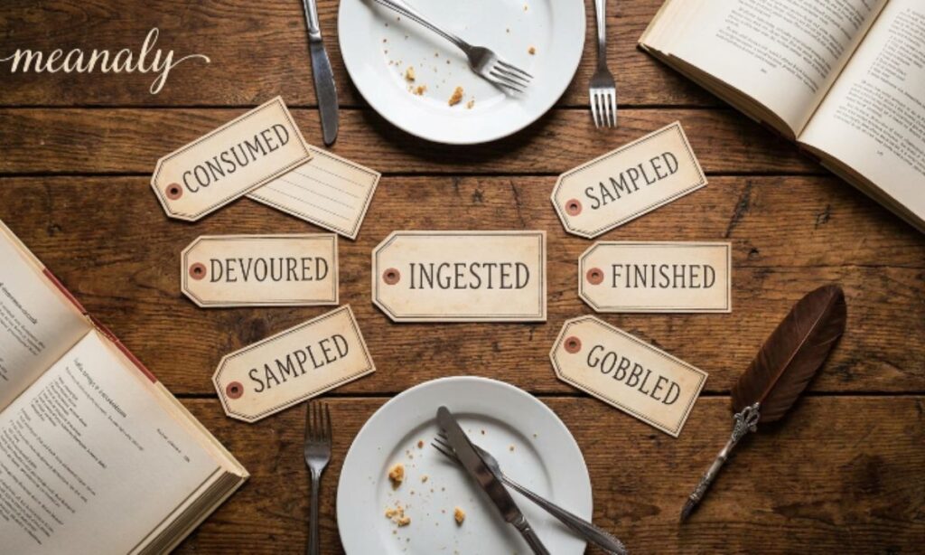 Synonyms Of Eaten