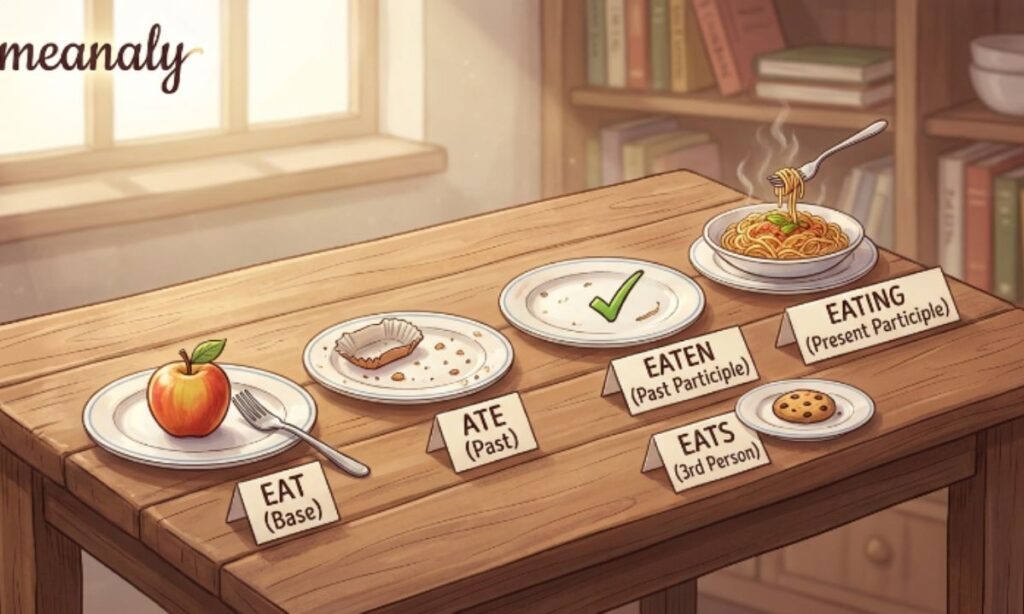 The Verb Forms of Eat