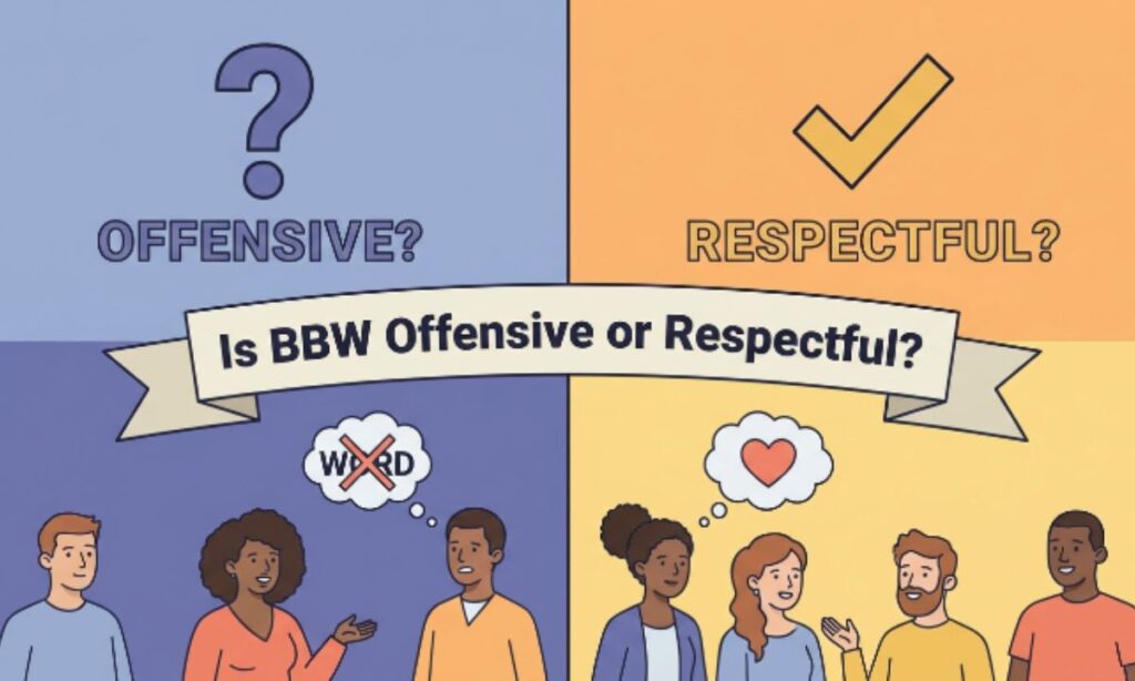 is bbw offensive or respectful