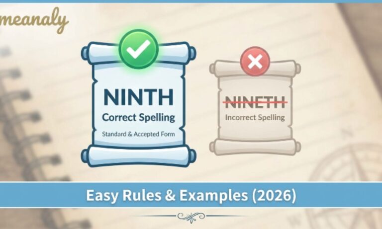 ninth or nineth