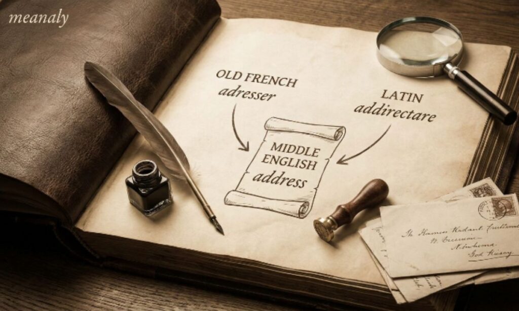 origin of address or adress