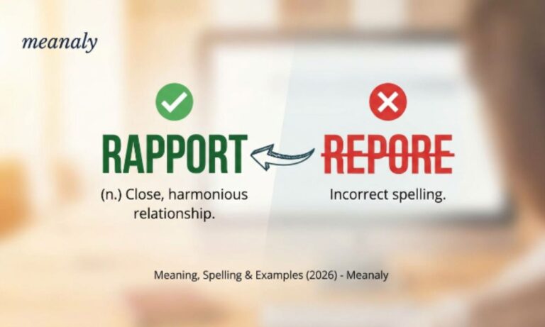 rapport or repore