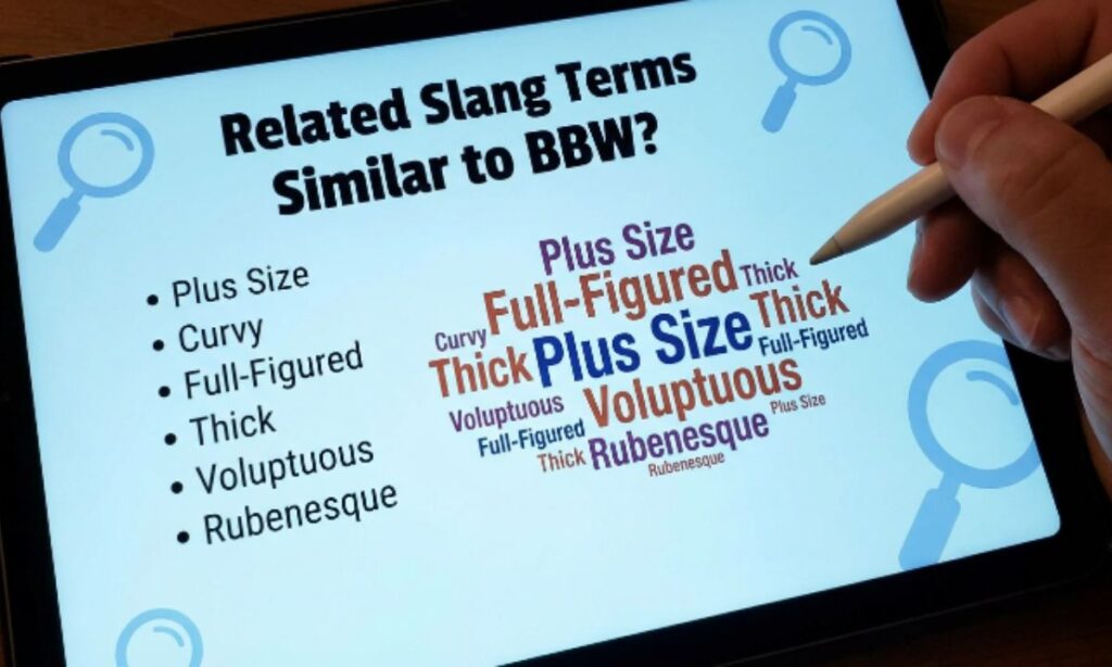 related slangs similar to bbw