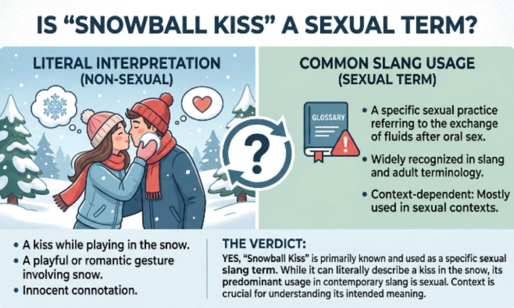 snowball kiss a sexual term