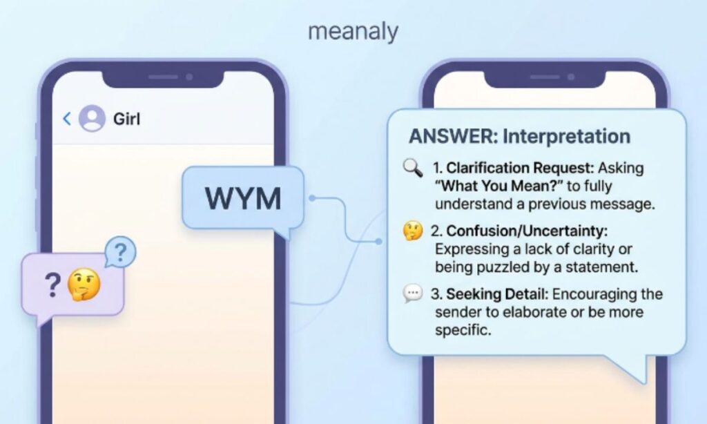 wym meaning from girl