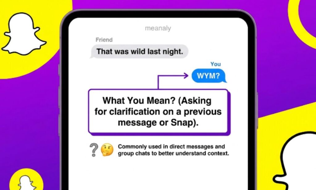 wym meaning in snapchat