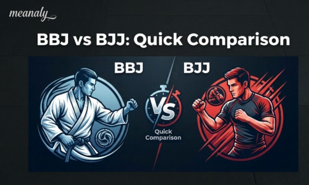 BBJ vs BJJ Quick Comparison