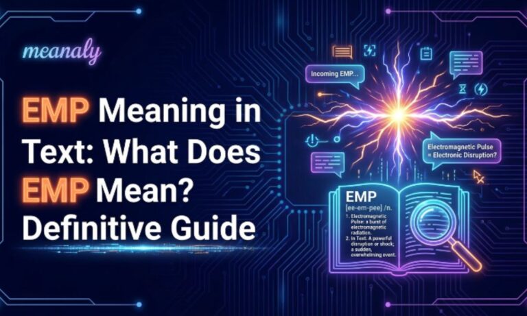 EMP Meaning in Text