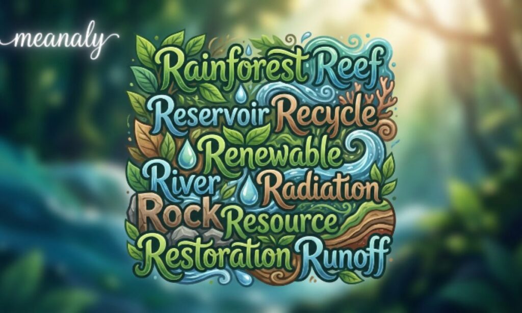 Earth & Environmental Science Words Starting With R