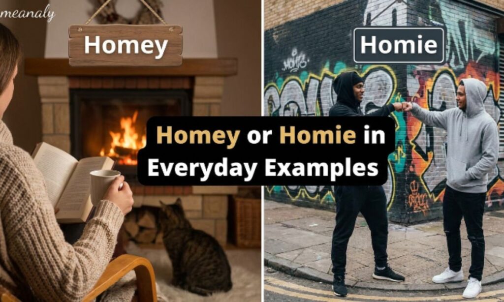 Homey or Homie in Everyday Examples