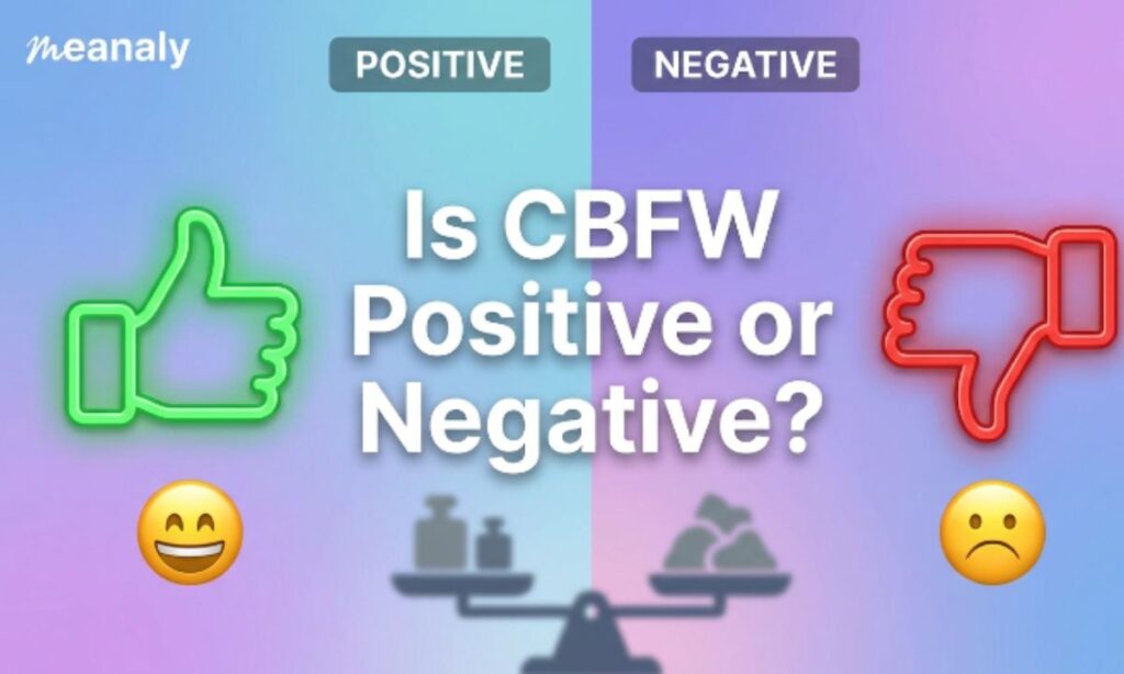 Is CBFW Positive or Negative