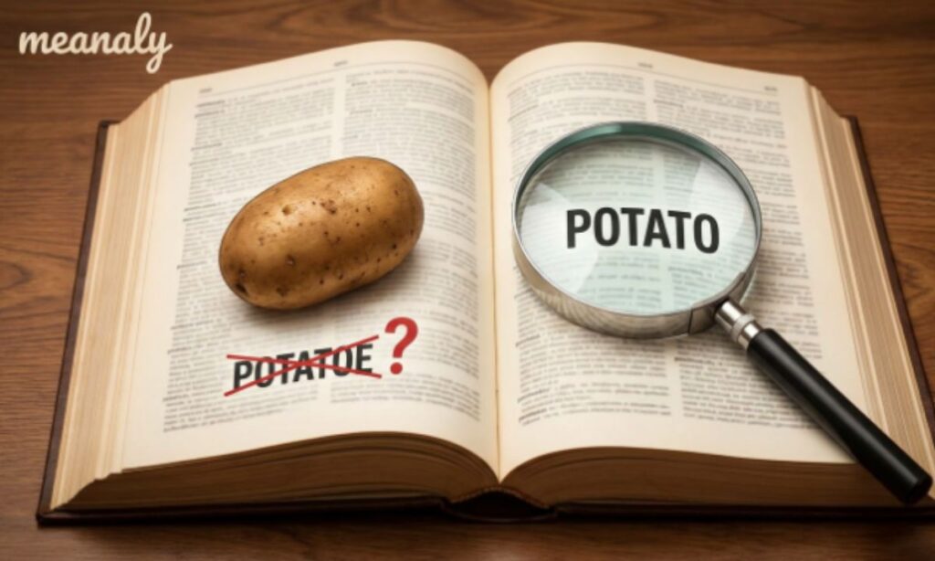 Potato vs Potatoe