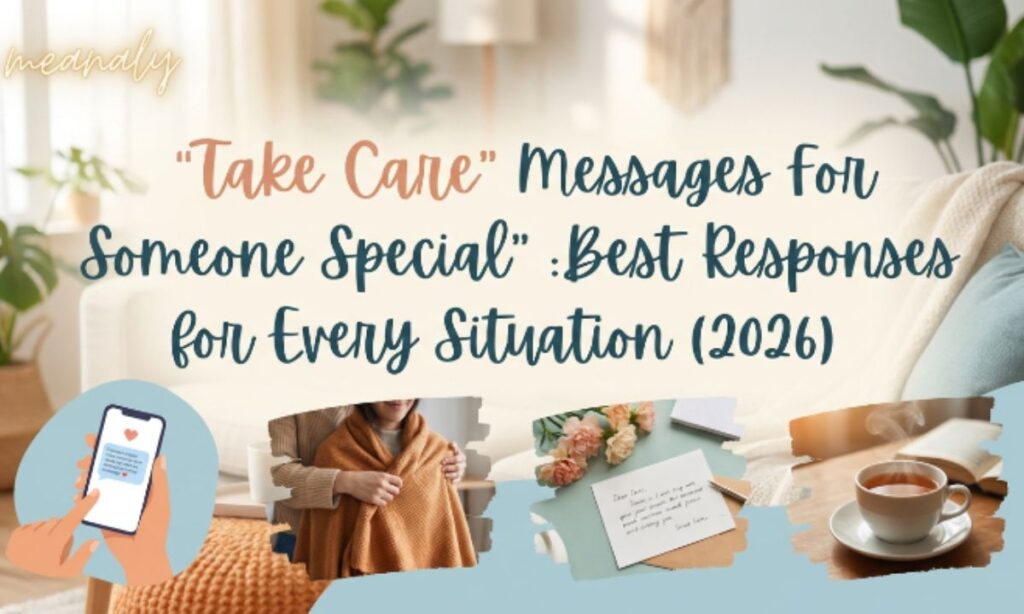 Take Care Messages For Someone Special