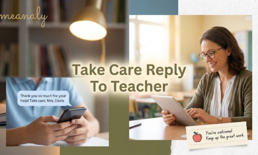 Take Care Reply To Teacher