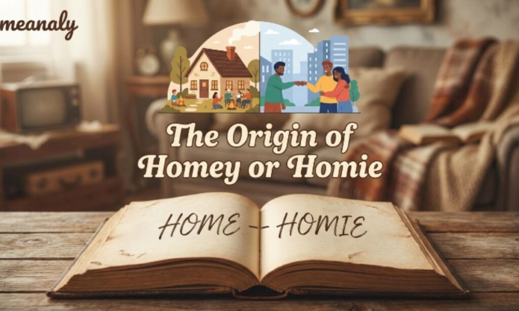 The Origin of Homey or Homie