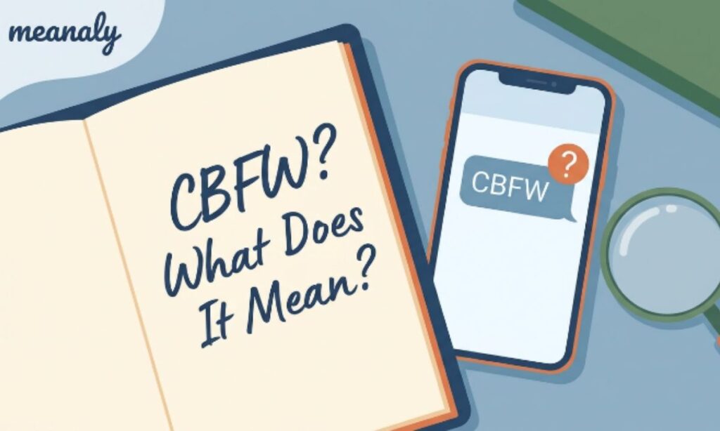 What Does CBFW Mean in Text