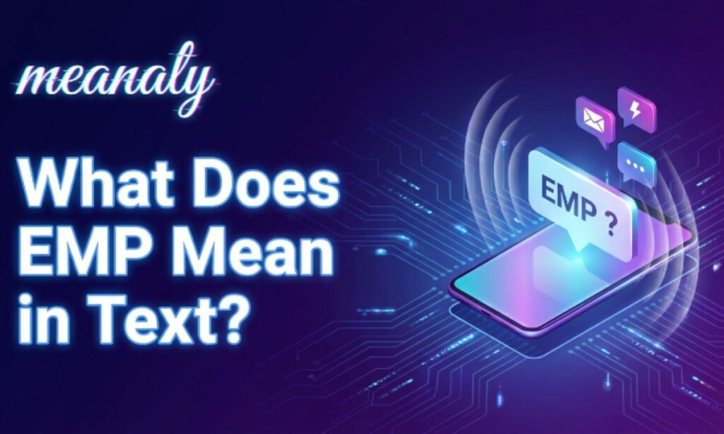 What Does EMP Mean in Text