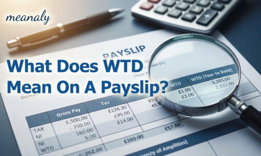 What Does WTD Mean On A Payslip